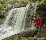 Traveling Photographer + Waterfall