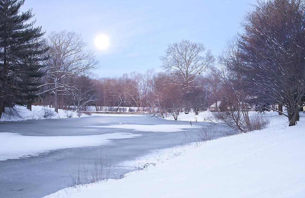 After The Snowstorm at Glen Lake