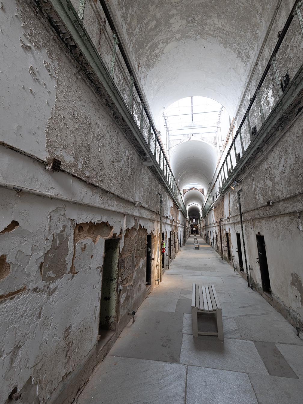 It's an intimidating and massive architectural structure, a historical treasure and a must-visit for photographers. Photography at Eastern State Penitentiary