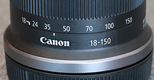 Canon RF-S 18-150mm lens