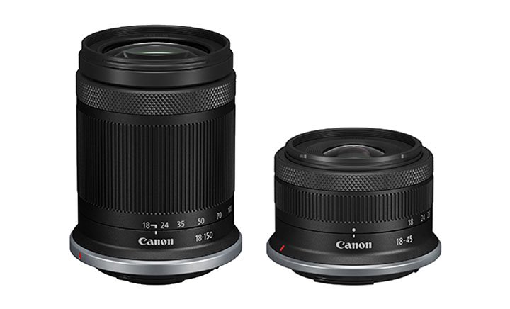 RF-S 18-150mm vs 18-45mm size comparison