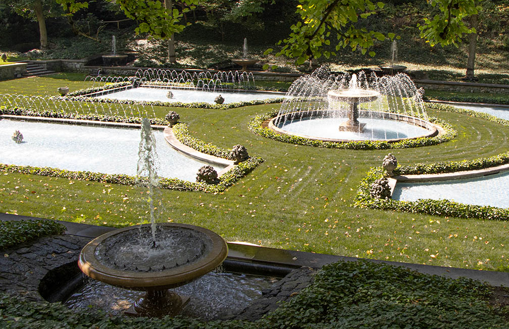 Longwood Gardens Water Fountains