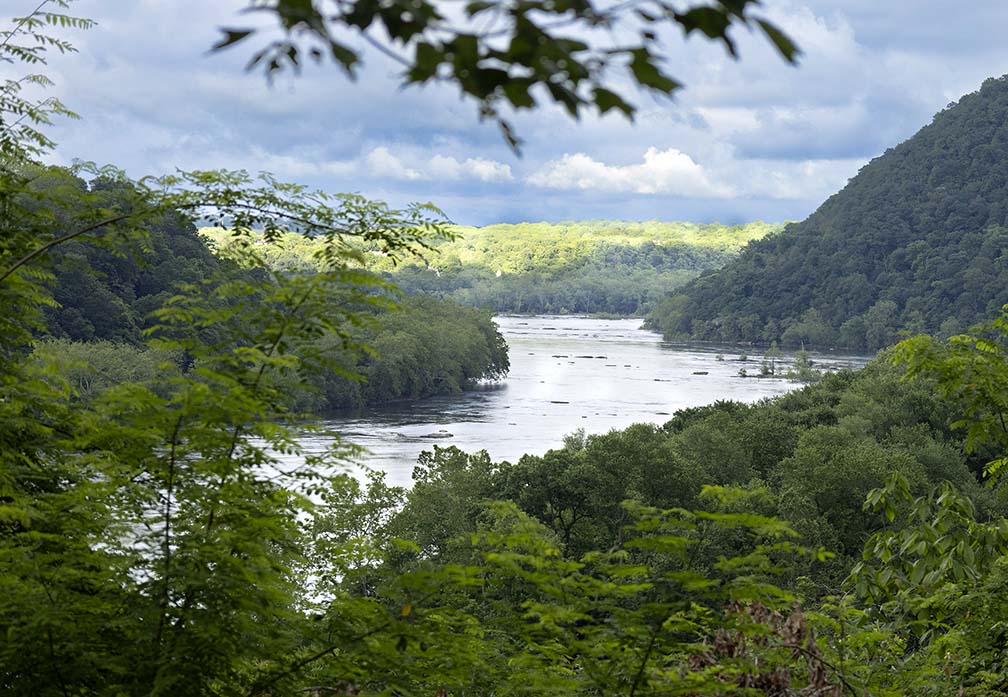 View from Harpers Ferry Brewing